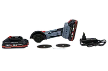 Угловая шлифмашина Мини аккумуляторная бесщеточная ProfiPower DGA-18B (диск 76 мм, 2 АКБ 2 А/ч, кейс) E0240, фото 3