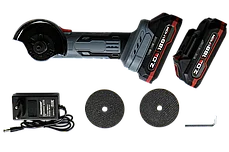 Угловая шлифмашина Мини аккумуляторная бесщеточная ProfiPower DGA-18B (диск 76 мм, 2 АКБ 2 А/ч, кейс) E0240, фото 3