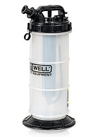 KraftWell KRW1806.M Емкость для откачки масла с ручным приводом, 6 л