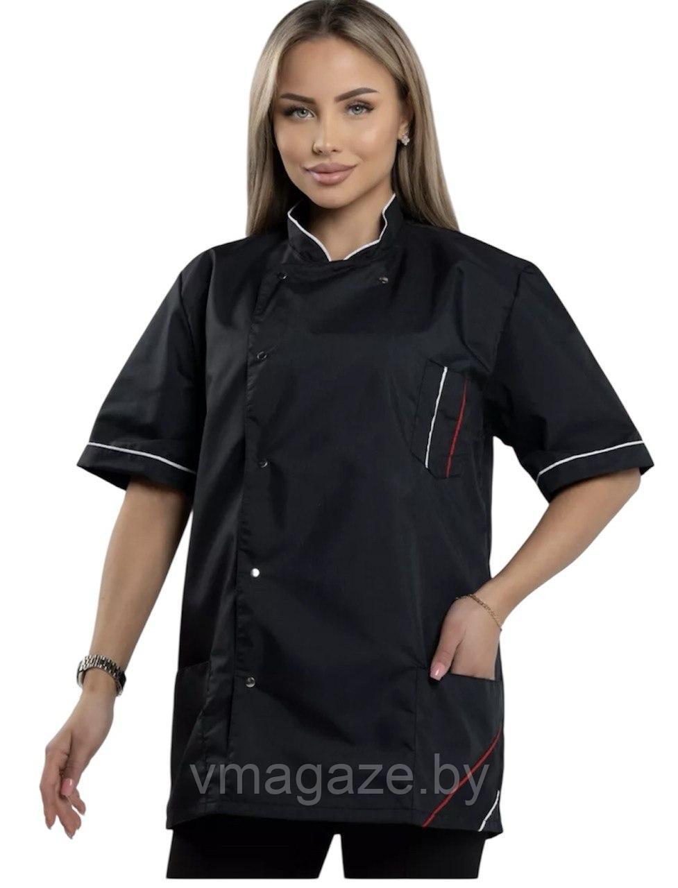 Костюм поварской, шеф-повара,универсальный (цвет-черный)