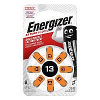 Слуховая батарейка ENERGIZER 13 AZ13DP8 Zinc Air BL.8