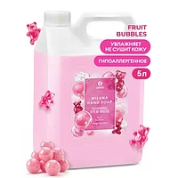 Крем-мыло жидкое увлажняющее "Milana fruit bubbles" (канистра 5 кг). GRASS