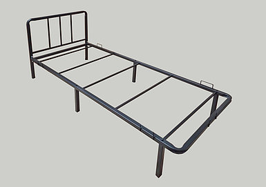 Одноярусные кровати из трубы