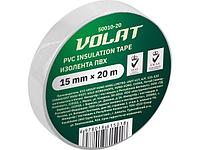 Изолента ПВХ 15ммх20м белая ВОЛАТ