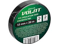 Изолента ПВХ 15ммх20м черная ВОЛАТ