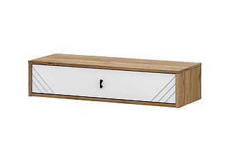 Стол туалетный Байкал (навесной) Дуб Золотой/Белый матовый МР