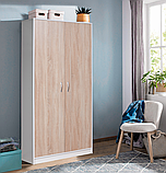 Шкаф Мэдисон-М Венге /Ясень шимо светлый 90х58х210 см МЕБЕЛЬ-КЛАСС, фото 3