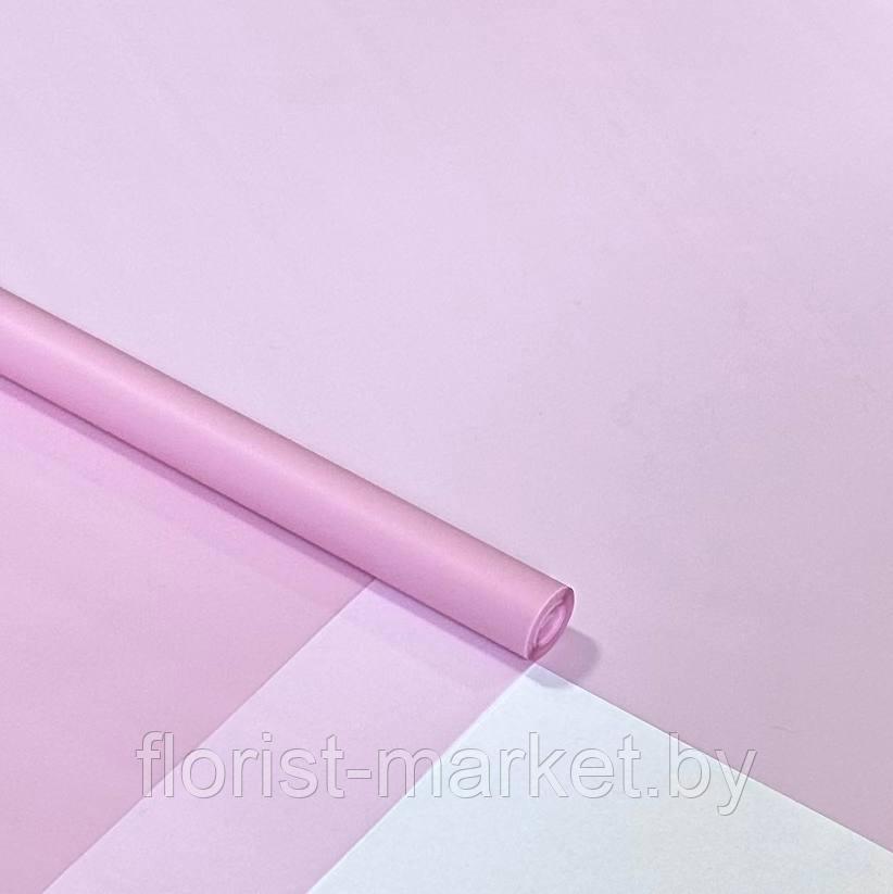 Пленка матовая PASTEL 59 см*180 гр., розово-сиреневый