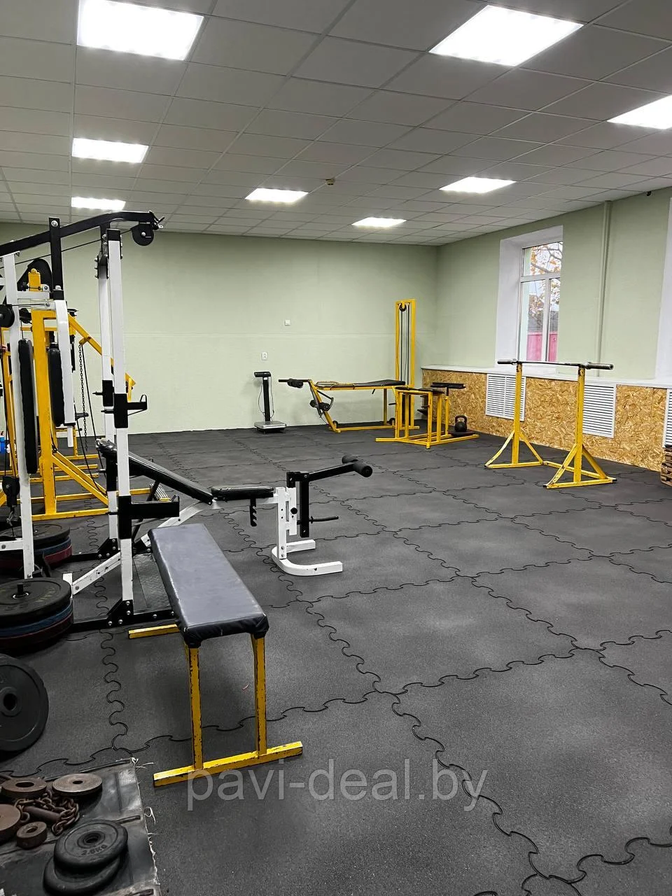 Плитка (маты) резиновая PAVINETTI 1080х1080 мм, с замком S-ПАЗЛ, толщиной 20, 2 сорт в ассортименте - фото 2 - id-p122517626