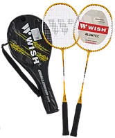 Набор для бадминтона WISH Challenger 311K, 2 ракетки, желтый