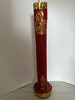 Свеча красная "На Любовь в Доме" большая 35 см