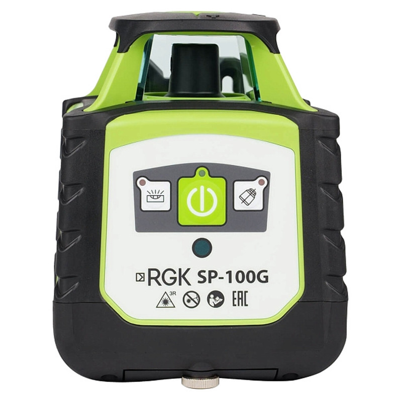 RGK SP-100G COMBO Комплект ротационного нивелира с элевационным штативом