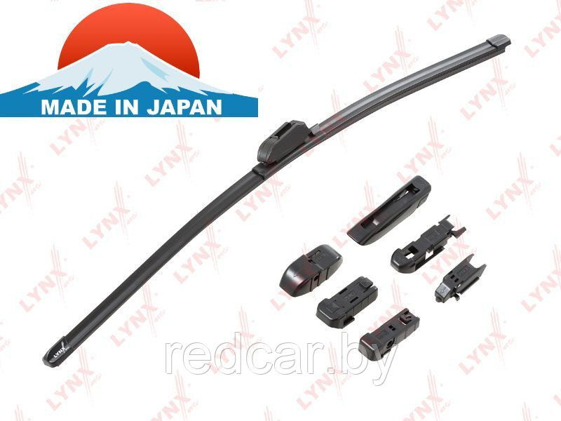 Дворник щетка бескаркасная LYNXauto Япония Geely Atlas водительская (XF600)