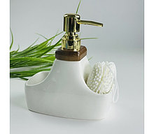 Диспенсер для моющего средства с губкой TROPICAL 235-032