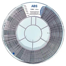 Катушка пластика REC ABS 1.75мм 0,75 кг, серебристая