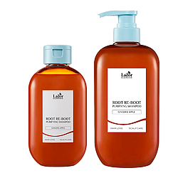 Шампунь для чувствительной кожи головы Lador Root Re-Boot Purifying Shampoo Ginger Apple 300мл-800мл