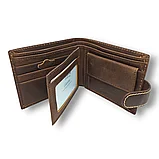 Кошелёк портмоне мужской коричневый L570-208 brown, фото 4
