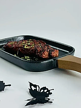 Блюдо прямоугольное  с ручкой Blackwood 29см Lenardi 235-038