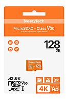 Карта памяти MicroSDXC 128GB BreezyTech, класс 10/А2/V30 559293