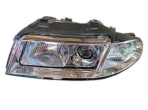 Передняя фара (левая) Ауди А4 В5 1999-2001, Н7/Н7 (с линзой), под электрический корректор, ZAD1137L