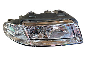 Передняя фара (правая) Ауди А4 В5 1999-2001, Н7/Н7 (с линзой), под электрический корректор, ZAD1137R