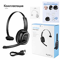 Гарнитура для call-центра siindoo JH-101, наушники с шумоподавлением Bluetooth, фото 2