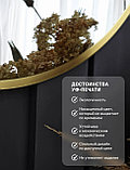 Зеркало EMZE UV D70 с УФ-окантовкой (золото), фото 3