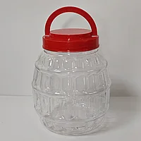 2000 БАНКА ПЛАСТИКОВАЯ БОЧОНОК 2000МЛ С КРЫШКОЙ