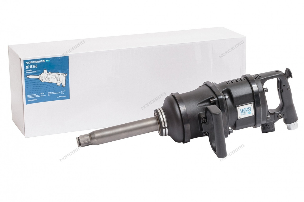 Пневмогайковерт для грузовых авто 1", 3600 Нм NORDBERG ECO NP18360
