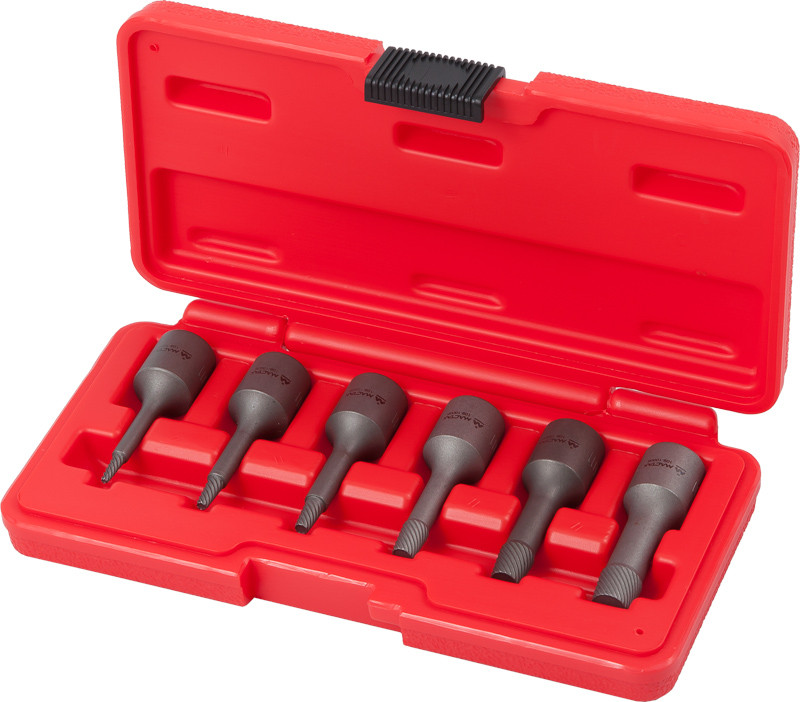 Набор экстракторов, под вороток 3/8" кейс, 6 предметов   МАСТАК 109-10006