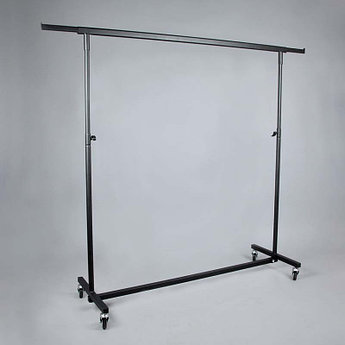 Вешало напольное для магазина одежды передвижное на колесах СТ-310-Л(черный)