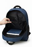 Рюкзак Nike повседневный городской школьный унисекс (синий), фото 6