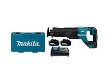 Аккум. сабельная пила MAKITA LXT DJR 187 RT в кейсе (18.0 В, 1 акк., 5.0 А/ч, Li-Ion, дерево до 255 мм, металл