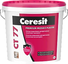 Декоративная мозаичная штукатурка Ceresit CT 77, 25 кг