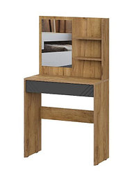 Стол туалетный Байкал с зеркалом Дуб Золотой/Графит МР