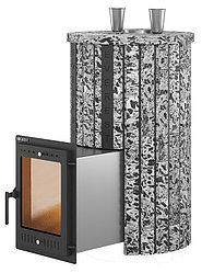 Банная печь Everest "Steam Master 38 INOX" Ламель Пироксенит элит, S-20