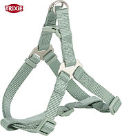 Шлея для собак TRIXIE Premium One Touch harness S 40-50 cм/15 мм (зеленый шалфей)