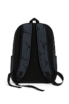 Рюкзак Jordan повседневный городской школьный унисекс (серый черный), фото 2