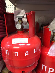 Баллон газовый бытовой 5л с ВБ-2 (пропан, с вентилем, без газа) код 1.18780