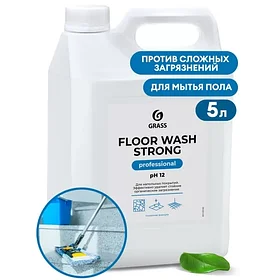 Щелочное средство для мытья пола "Floor wash strong" (канистра 5,6 кг), GRASS