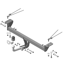 Фаркоп (без электрики) оцинкованный шар на двух болтах Geely Coolray/BelGee X50, Coolray NEW