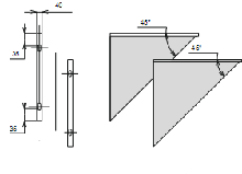 KVS Площадка монтажная консоль