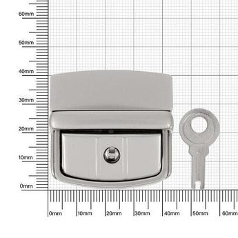 Замок А 899 мат/никель выс кач+лак (С 072-1 Z)