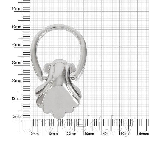 Ручкодержатель 7045 24мм никель полир