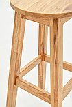 Табурет барный "Батистен" ШхВ (мм):354х750 Дуб Р-43 Белдревизделие, фото 5