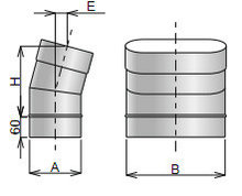 KO Вставки овального сечения