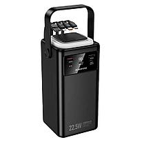 Внешний аккумулятор 80000mAh - Borofone BJ65B, 296Wh, 4xUSB(QC 22.5W+10W)+Type-C(PD 20W), дисплей, фонарь