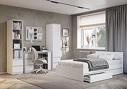 Модульная детская Симпл - Белый (BTS)