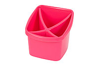 Подставка для столовых приборов розовый