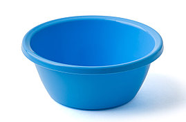 Миска-таз круглый 365мм 9л голубой